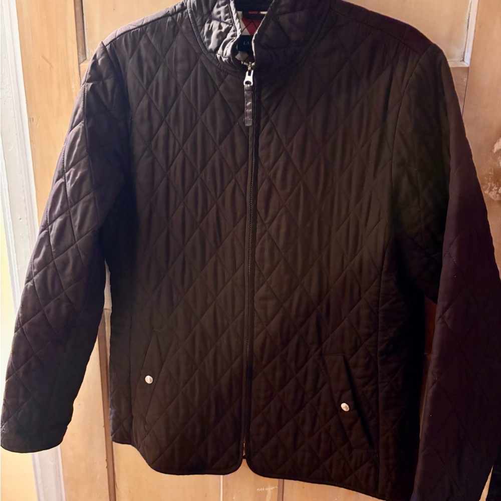 Womens Lands End quilted jacket